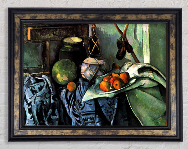 Cezanne Still Life With Eggplant Framed Print