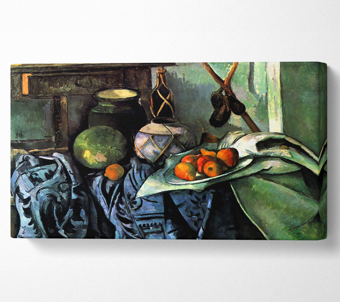  A Canvas Print of Cezanne Still Life With Eggplant Canvas Art