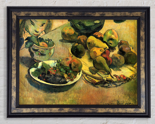 Gauguin Still Life With Fruit Framed Print