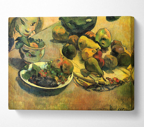  A Canvas Print of Gauguin Still Life With Fruit Canvas Wall Art