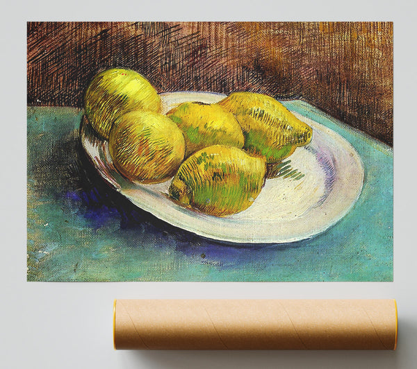 Van Gogh Still Life With Lemons On A Plate Poster