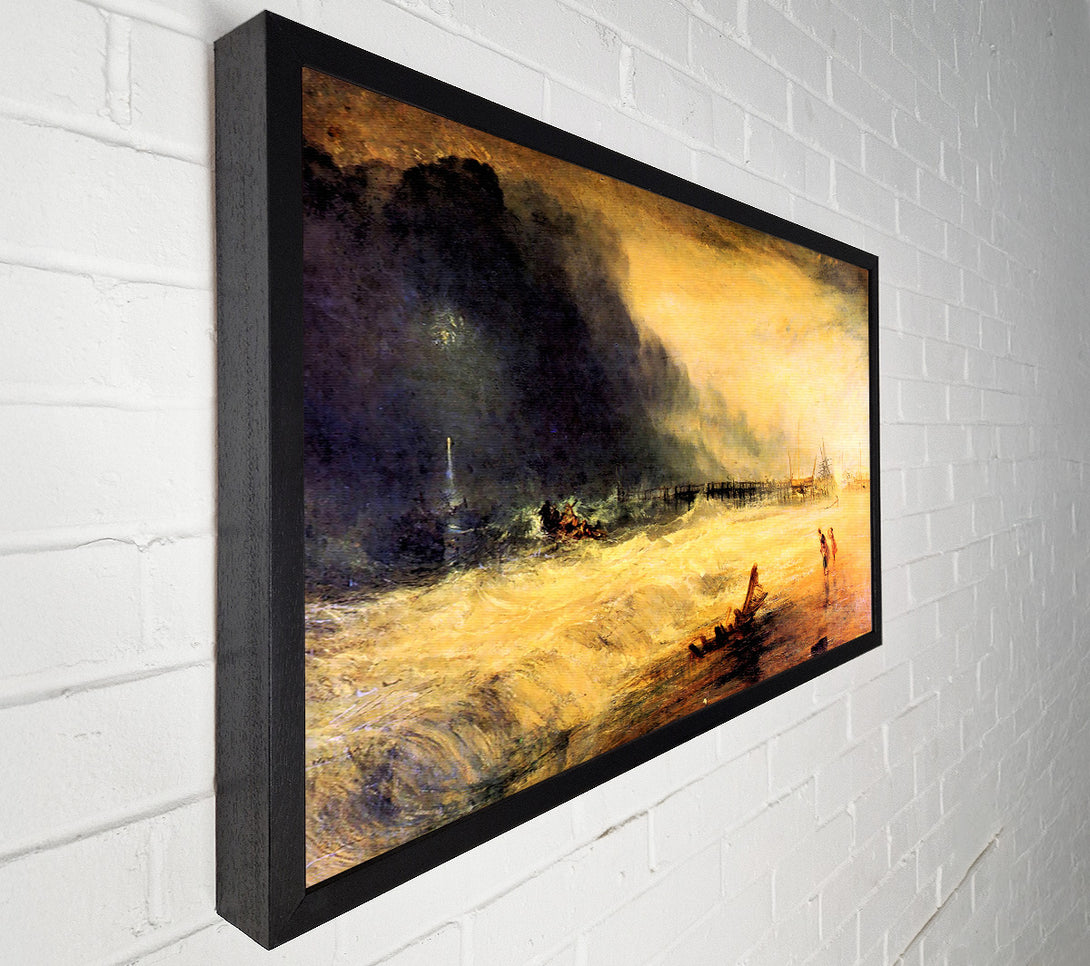  A Canvas Print of Joseph Mallord Turner Stranded Ship Canvas Print