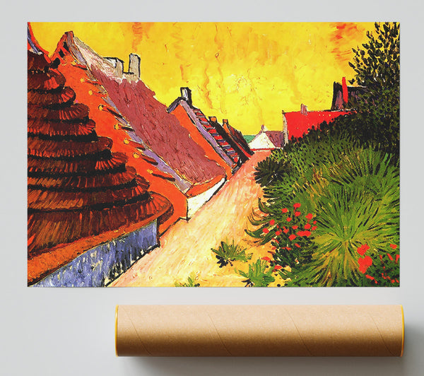 Van Gogh Street In Saintes-Maries Poster