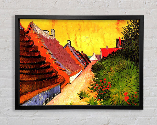 Van Gogh Street In Saintes-Maries Framed Print