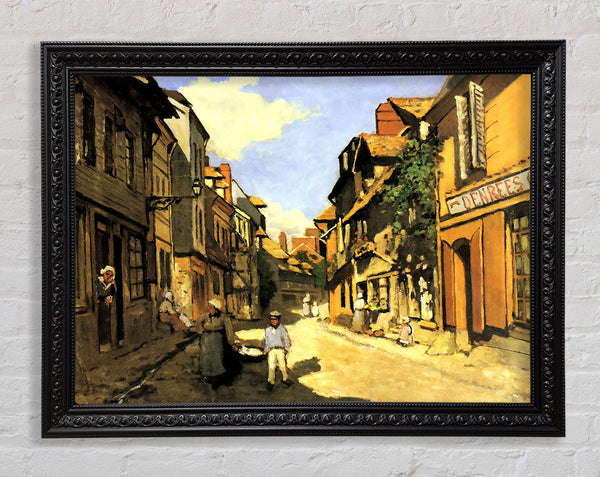 Monet Street Of Bavolle 2 Framed Print