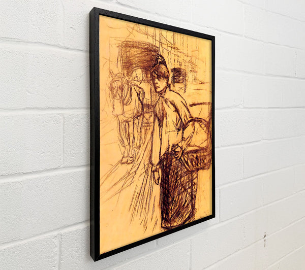 Toulouse Lautrec Study For The Washing Machine