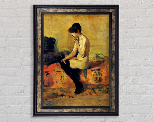 Toulouse Lautrec Study Of A Feminine Nude Framed Print