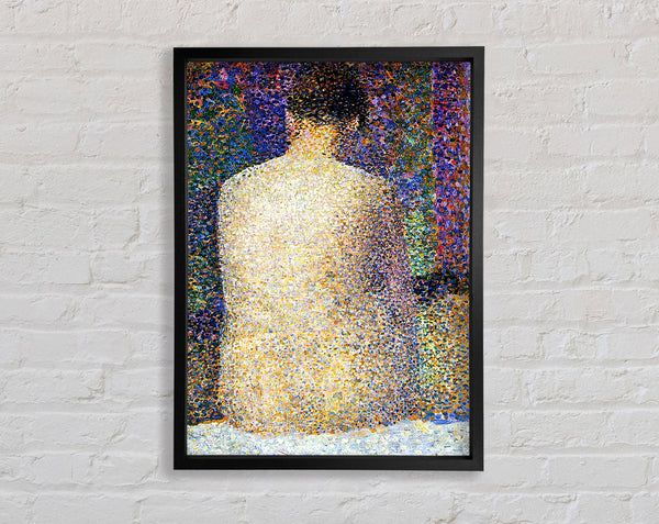 Seurat Study Of A Model 2 Framed Print