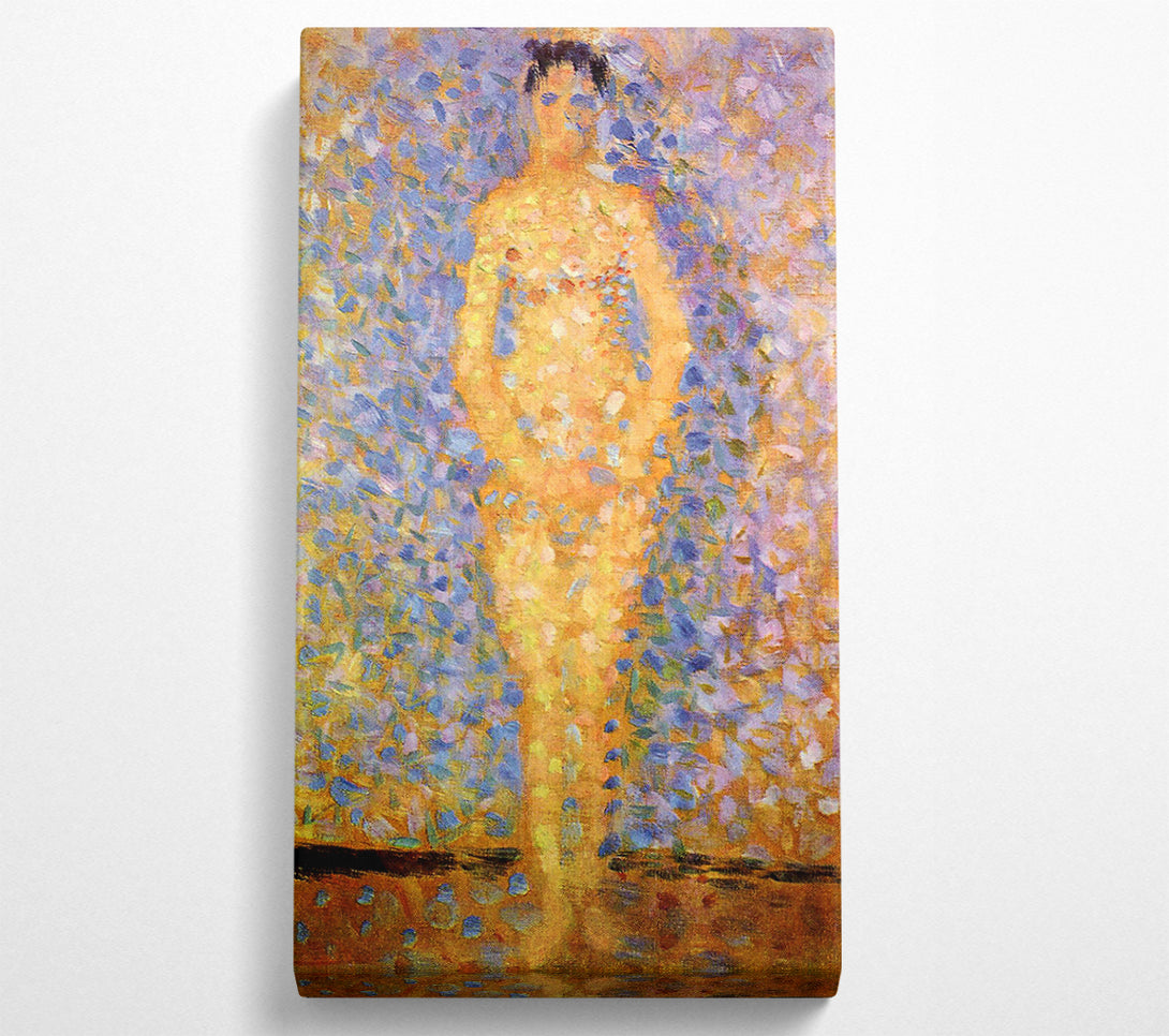  A Canvas Print of Seurat Study Of A Model Canvas Wall Art