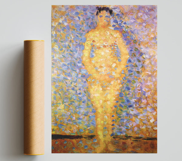 Seurat Study Of A Model Print
