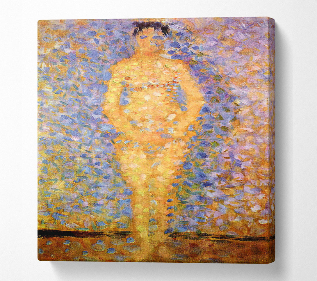  A Canvas Print of Seurat Study Of A Model Canvas Wall Art