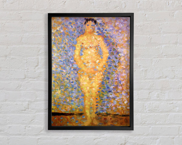 Seurat Study Of A Model Framed Print