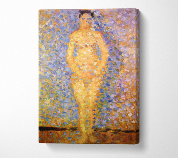  A Canvas Print of Seurat Study Of A Model Canvas Wall Art
