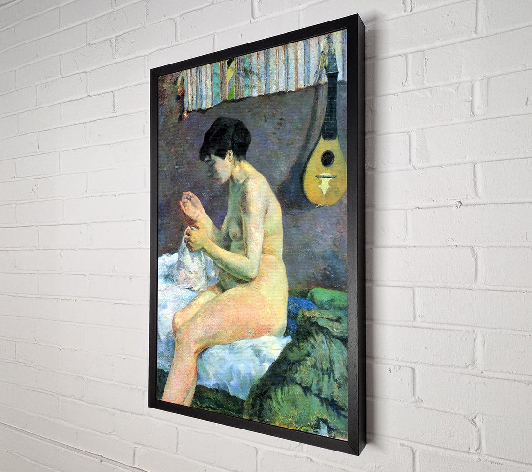  A Canvas Print of Gauguin Study Of A Nude Canvas Print