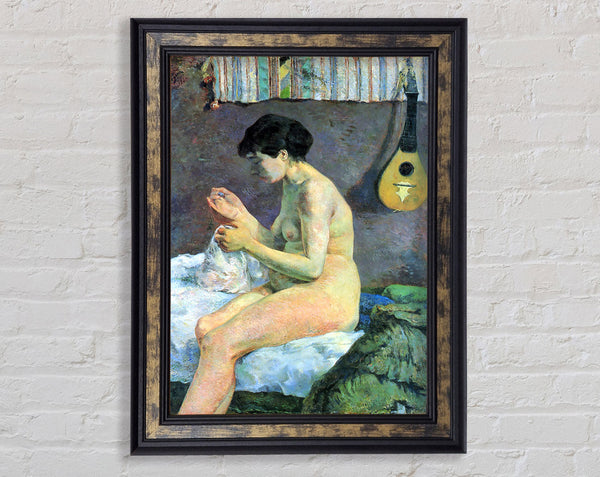 Gauguin Study Of A Nude Framed Print