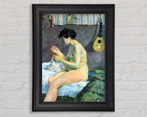 Gauguin Study Of A Nude Framed Print