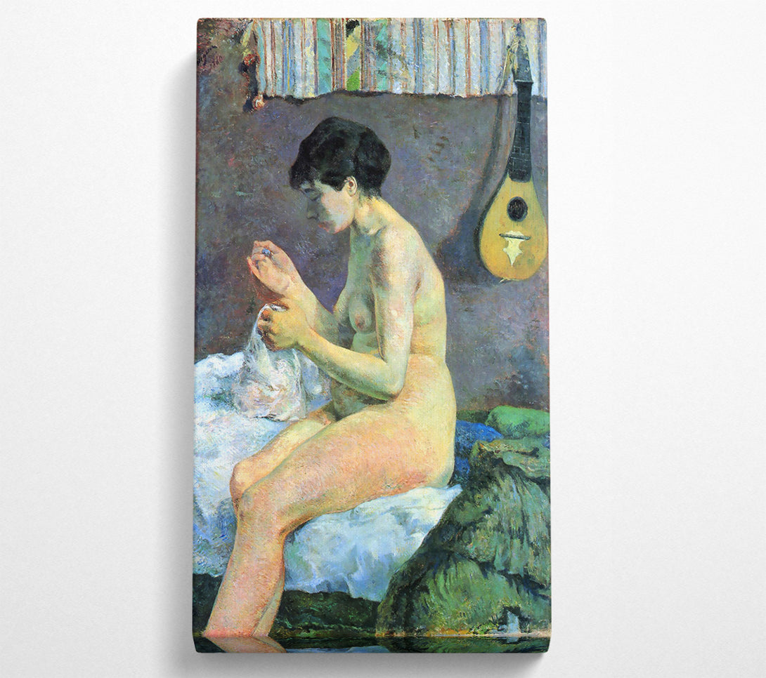  A Canvas Print of Gauguin Study Of A Nude Canvas Print