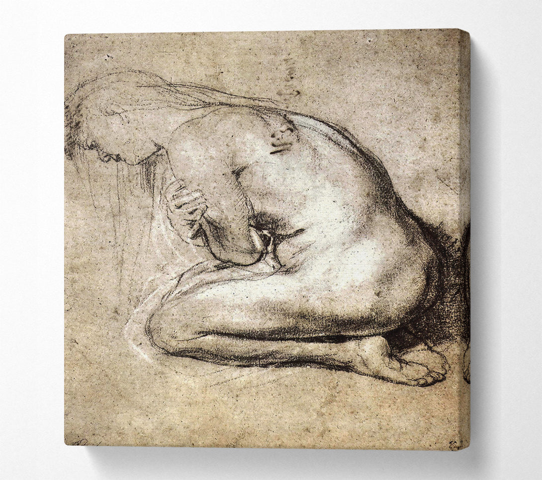  A Canvas Print of Rubens Study Of Mary Magdalene Canvas Wall Art