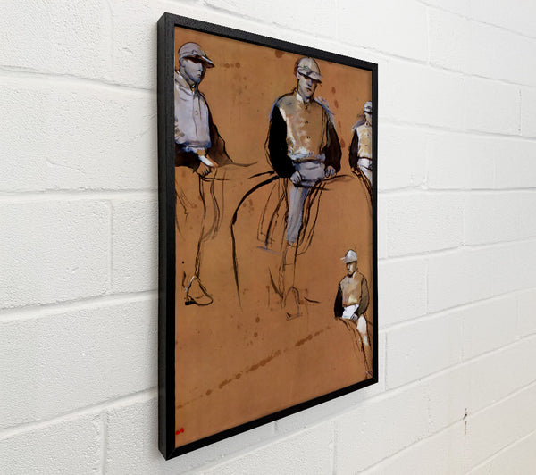 Degas Study With Four Jockeys