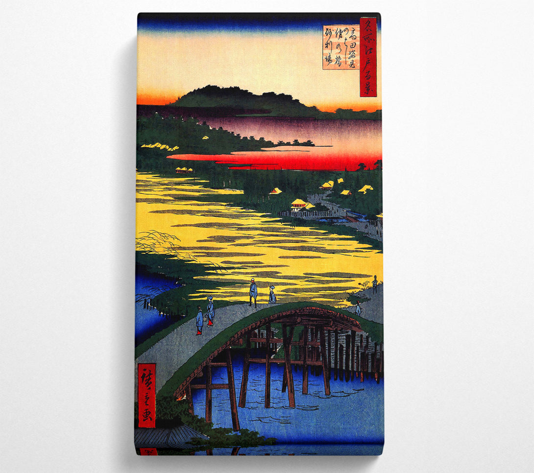  A Canvas Print of Hiroshige Sugatami Bridge Canvas Wall Art