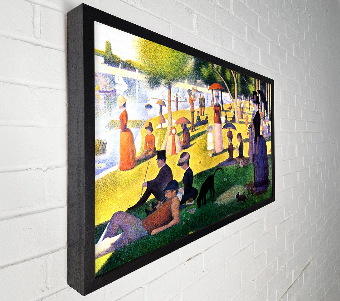  A Canvas Print of Seurat Sunday At La Grande Jatte Canvas Print