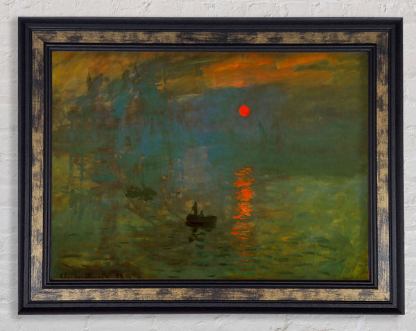 Monet Sunrise Framed Print