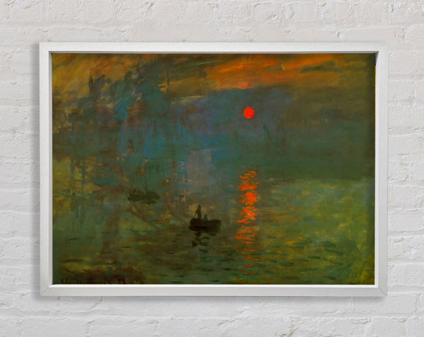 Monet Sunrise Framed Print
