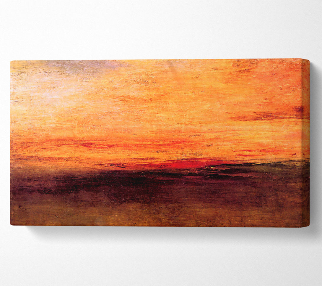  A Canvas Print of Joseph Mallord Turner Sunset Canvas Art