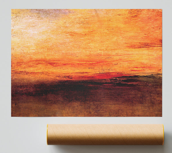 Joseph Mallord Turner Sunset Print