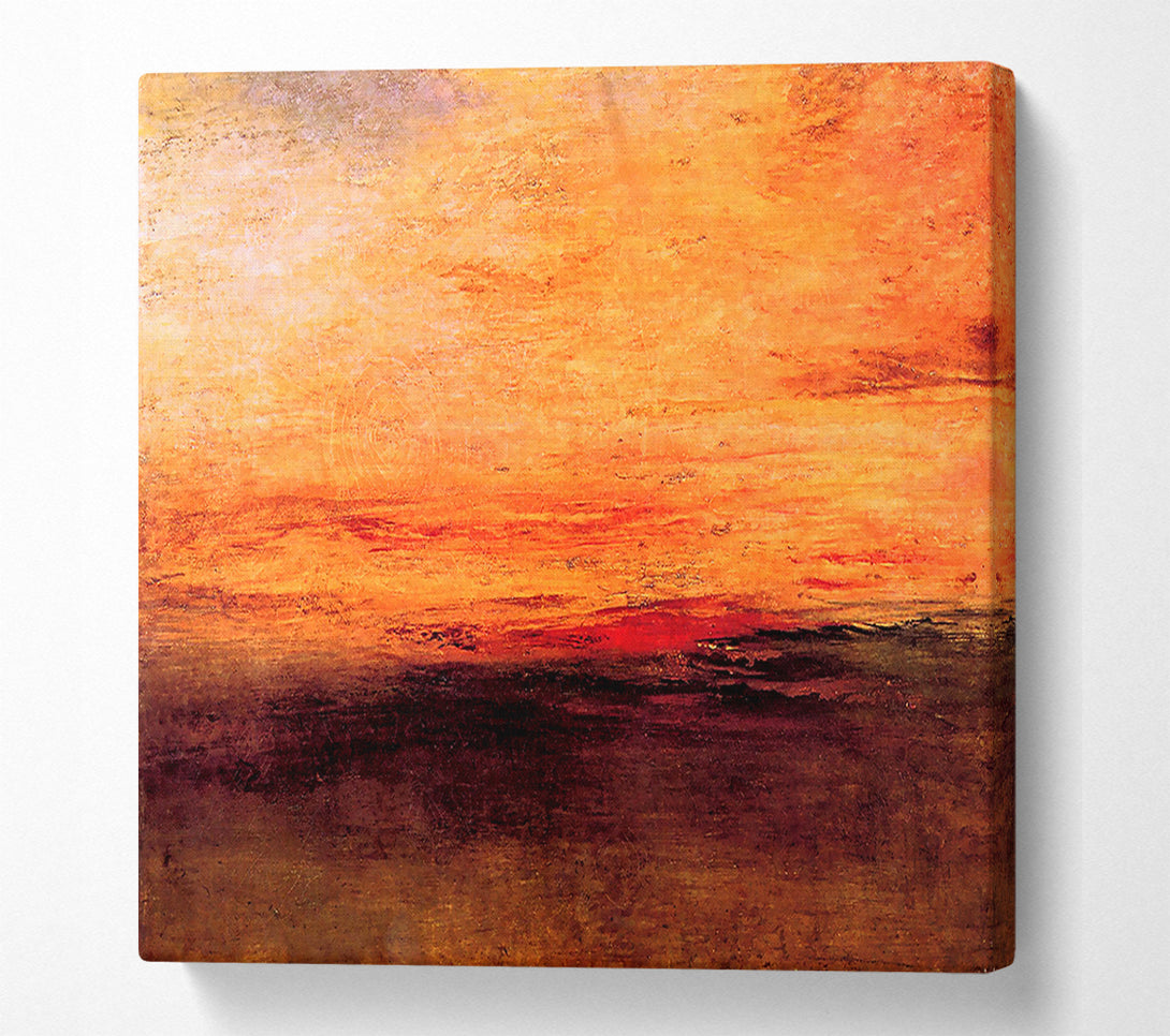  A Canvas Print of Joseph Mallord Turner Sunset Canvas Art