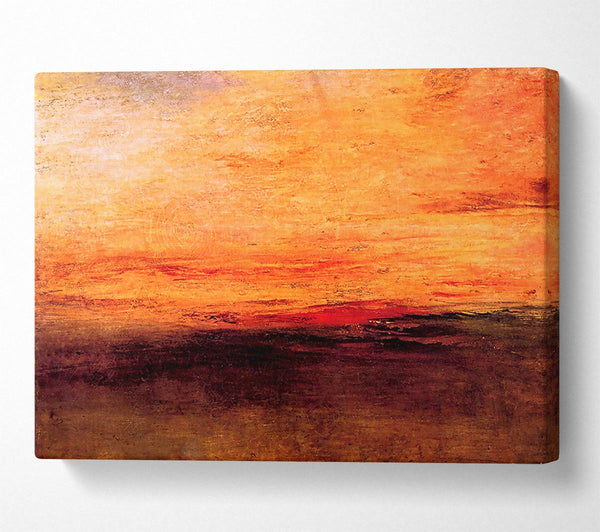 A Canvas Print of Joseph Mallord Turner Sunset Canvas Art