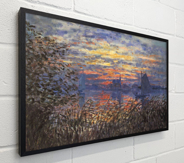 Monet Sunset On The Seine