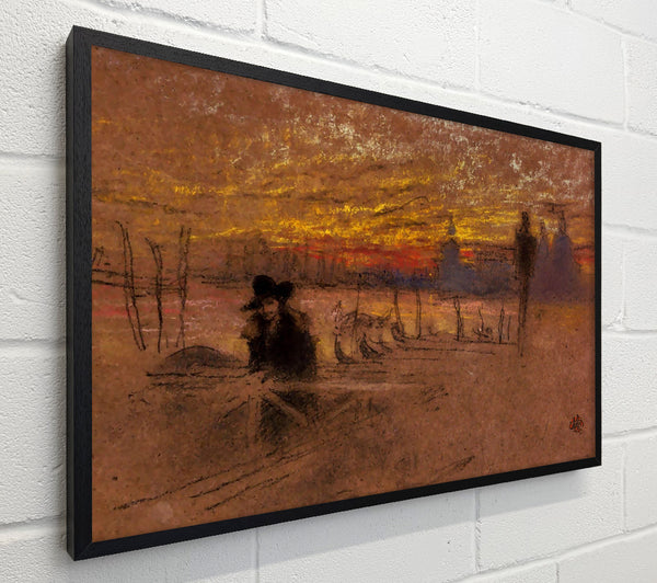 Whistler Sunset Red And Gold