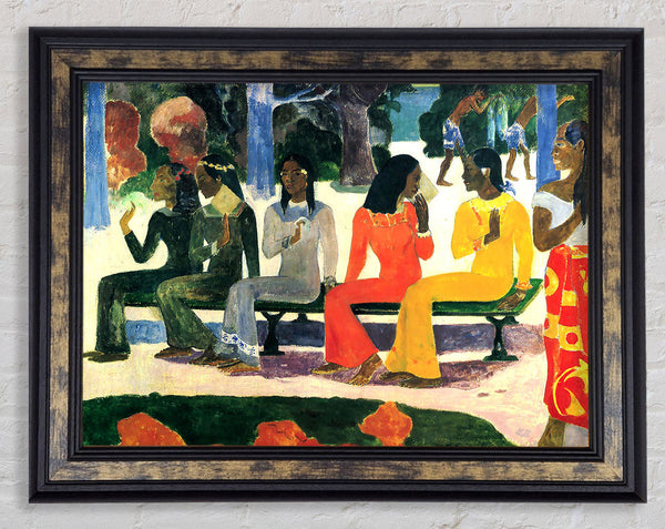 Gauguin Ta Matete Framed Print