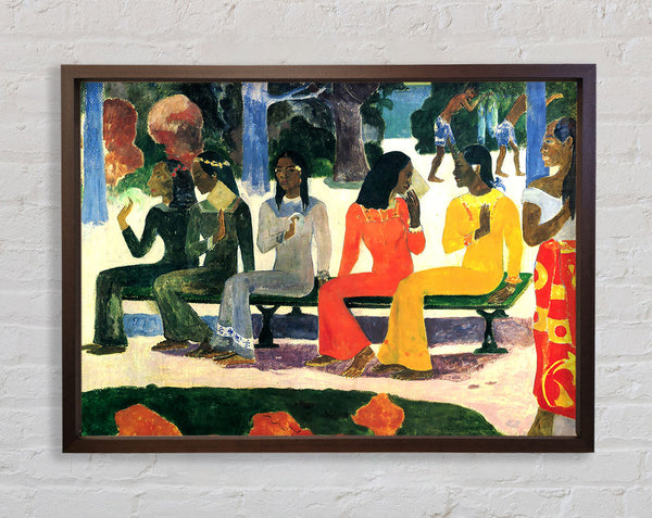 Gauguin Ta Matete Framed Print