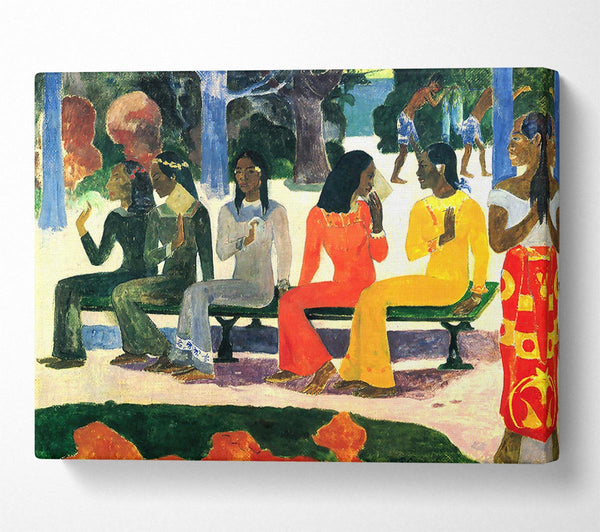  A Canvas Print of Gauguin Ta Matete Canvas Art