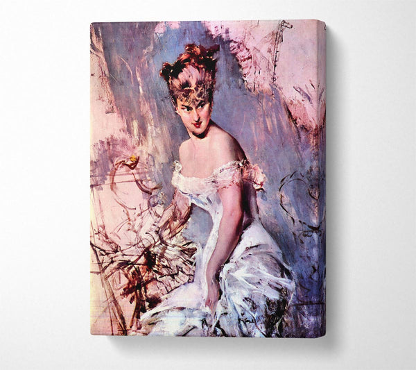  A Canvas Print of Giovanni Boldini The Actress Alice Regnault Canvas Wall Art