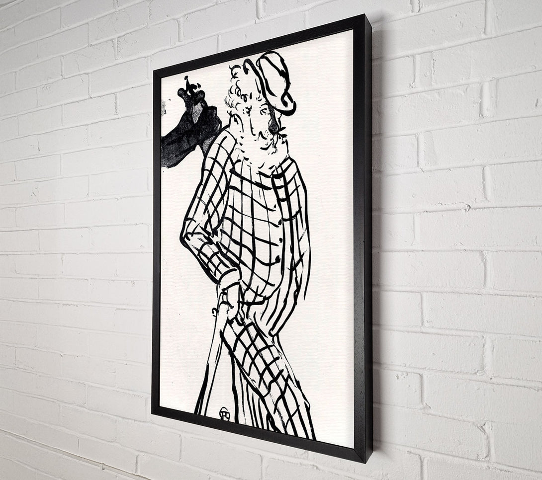  A Canvas Print of Toulouse Lautrec The American Singer Canvas Art