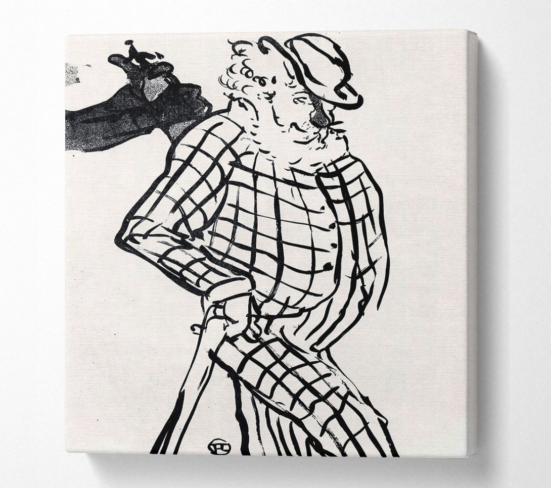  A Canvas Print of Toulouse Lautrec The American Singer Canvas Art