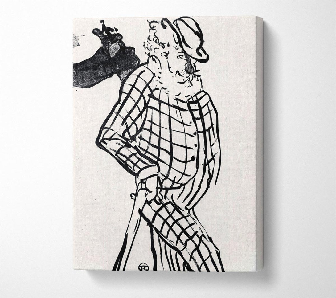  A Canvas Print of Toulouse Lautrec The American Singer Canvas Art