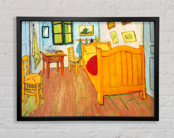 Van Gogh The Bedroom In Arles. Saint-Remy Framed Print