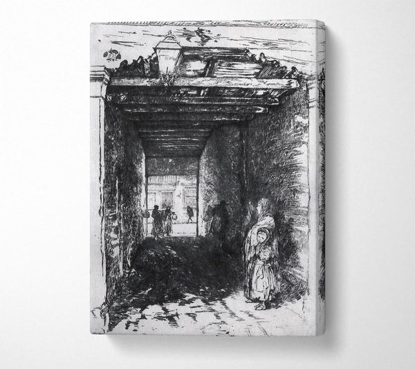  A Canvas Print of Whistler The Beggars 2 Canvas Wall Art