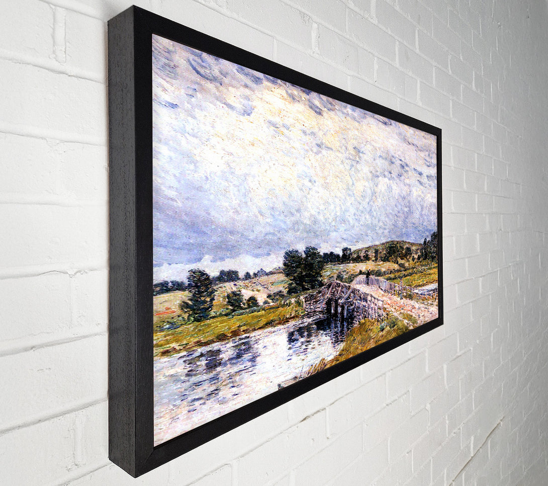  A Canvas Print of Hassam The Bridge From Old Lyme Canvas Print