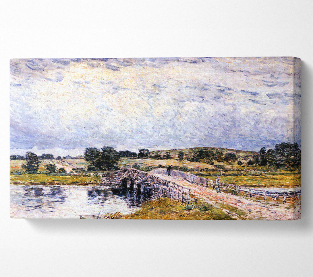  A Canvas Print of Hassam The Bridge From Old Lyme Canvas Print