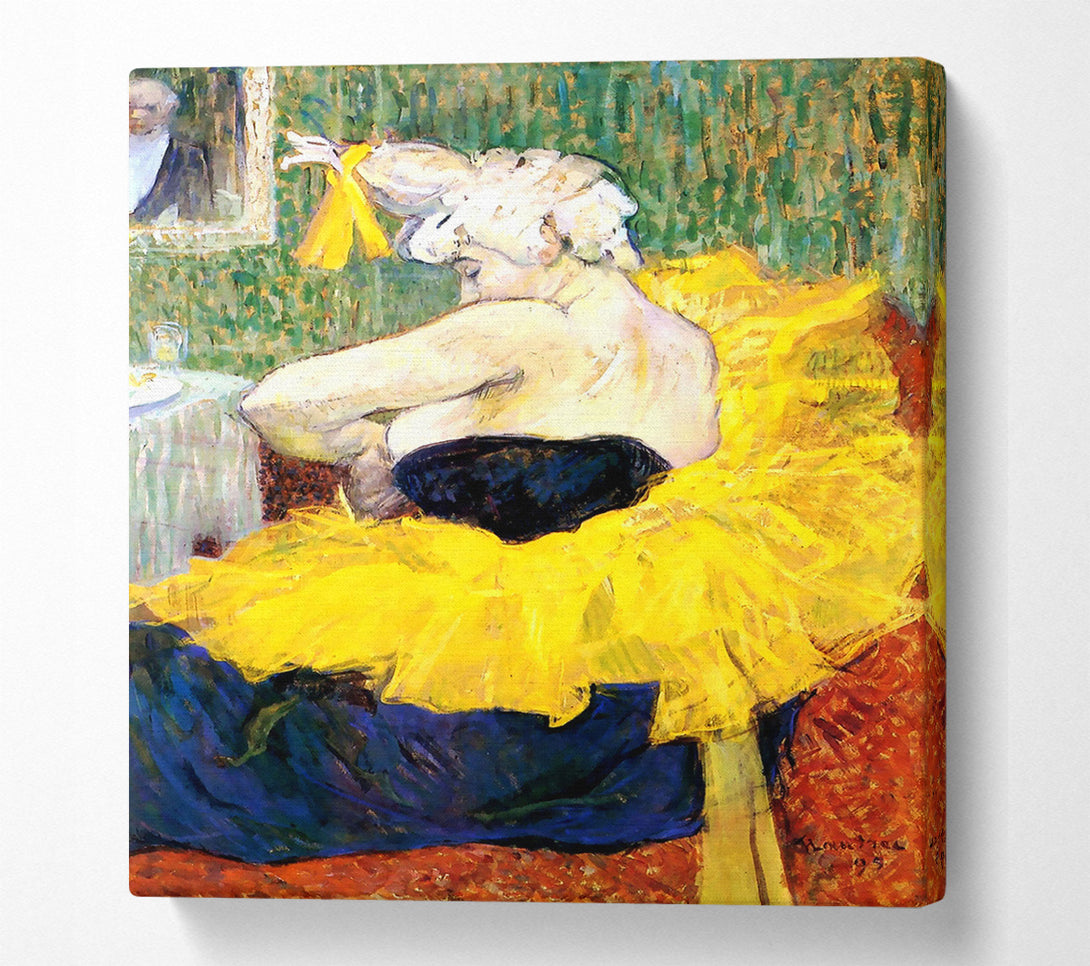  A Canvas Print of Toulouse Lautrec The Clowness Cha U Kao Canvas Print