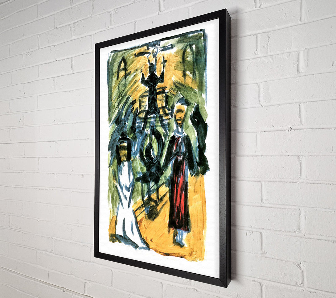  A Canvas Print of Walter Gramatte The Confession Canvas Wall Art