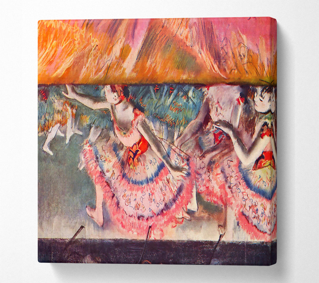  A Canvas Print of Degas The Curtain Falls Canvas Art
