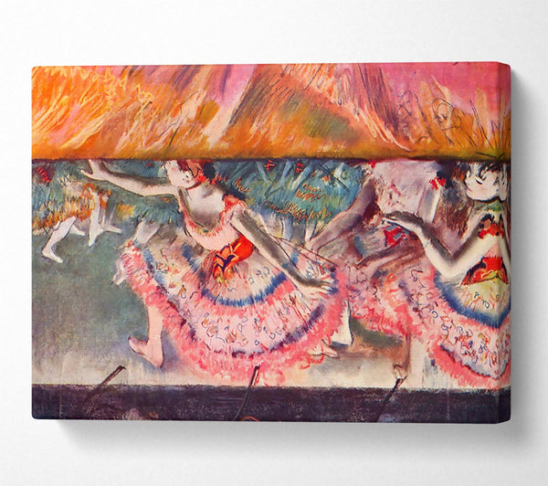  A Canvas Print of Degas The Curtain Falls Canvas Art