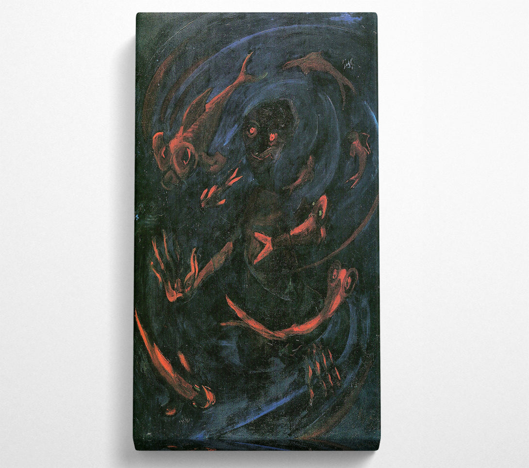  A Canvas Print of Walter Gramatte The Dream Of The Fish 1 Canvas Art