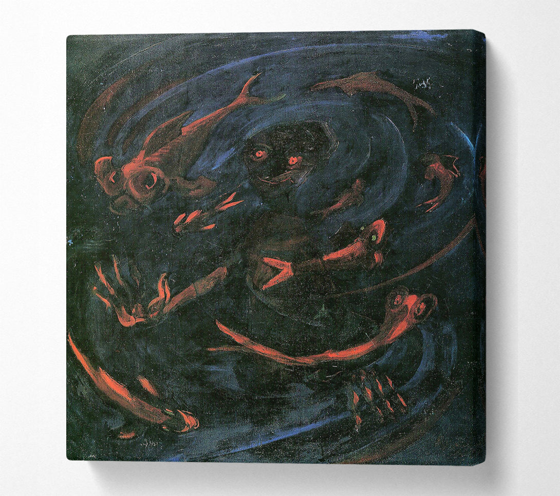  A Canvas Print of Walter Gramatte The Dream Of The Fish 1 Canvas Art